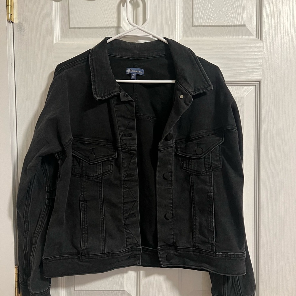 Women's Black Denim Jacket